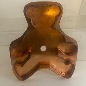Martha Stewart/Nordstrom teddy bear copper cookie cutter
